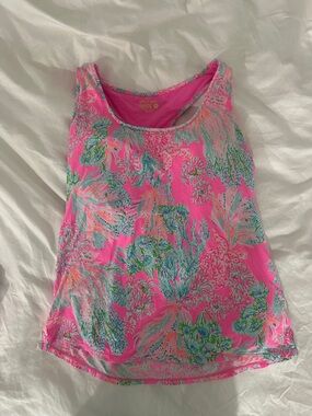 Lilly Pulitzer Mina Seaing Things Luxletic Tank